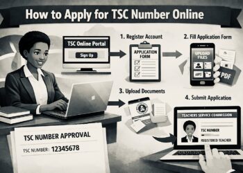 How to apply for TSC Number Online In Kenya (Step-by-Step Guide)