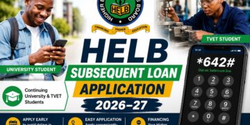 HELB subsequent loan application 2026–27 for continuing university and TVET students