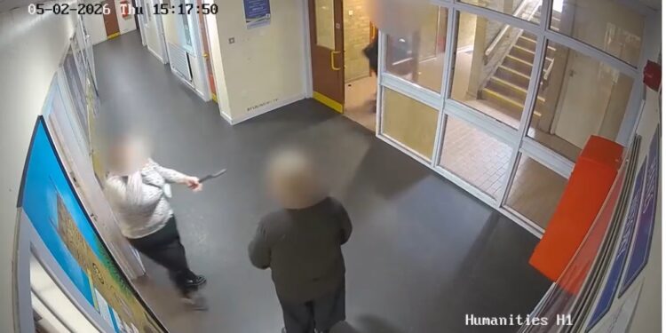 School Boy Stabs Teacher In School Kitchen, Teacher Runs Out